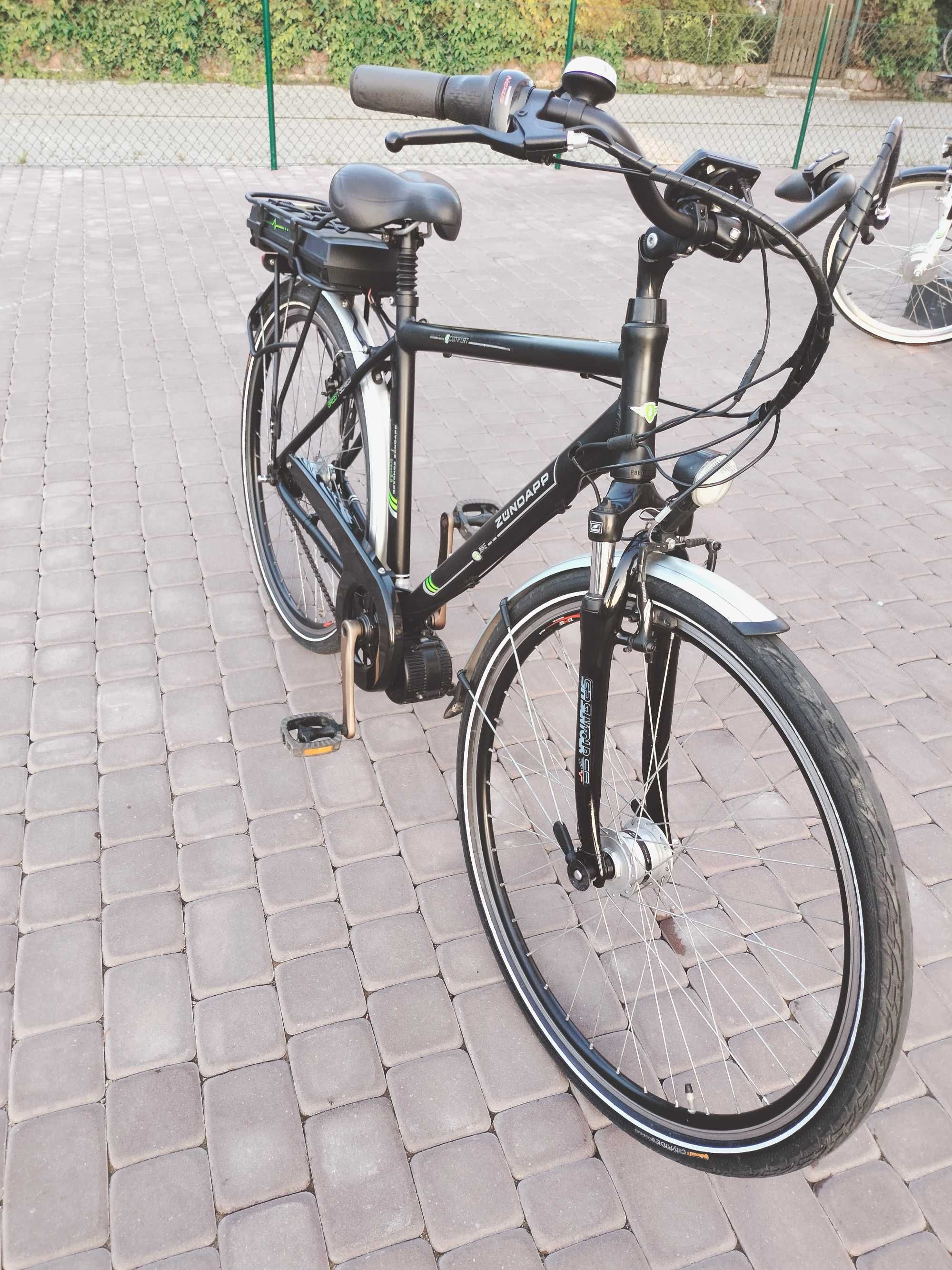 Rower elektryczny Męski ZUNDAPP  Jak Nowy Polecam 900 km przebiegu.