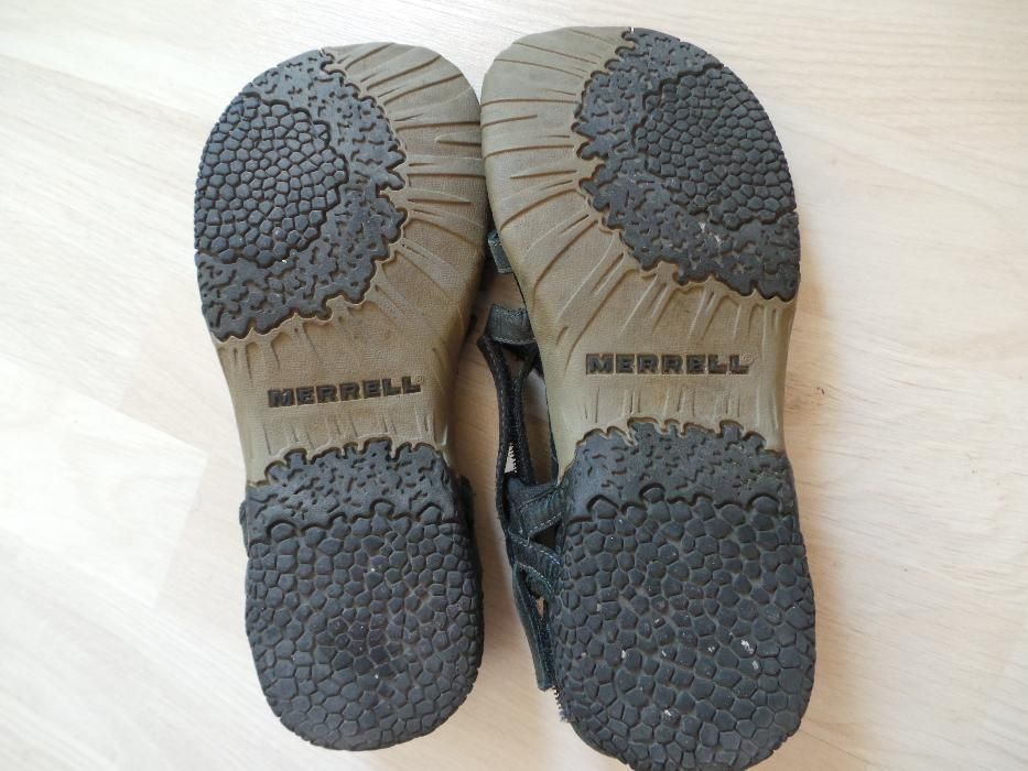 MERRELL 36 sandały damskie czarne, miękkie skórzane, skóra naturalna !