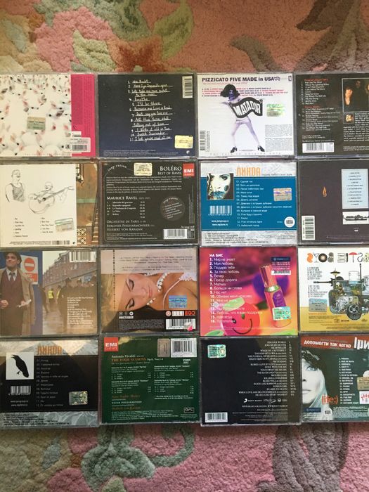 Компакт CD-диски лицензионные (не царапанные)