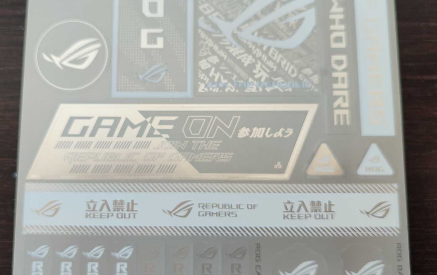 Autocolantes Asus ROG - Republic of Gamers