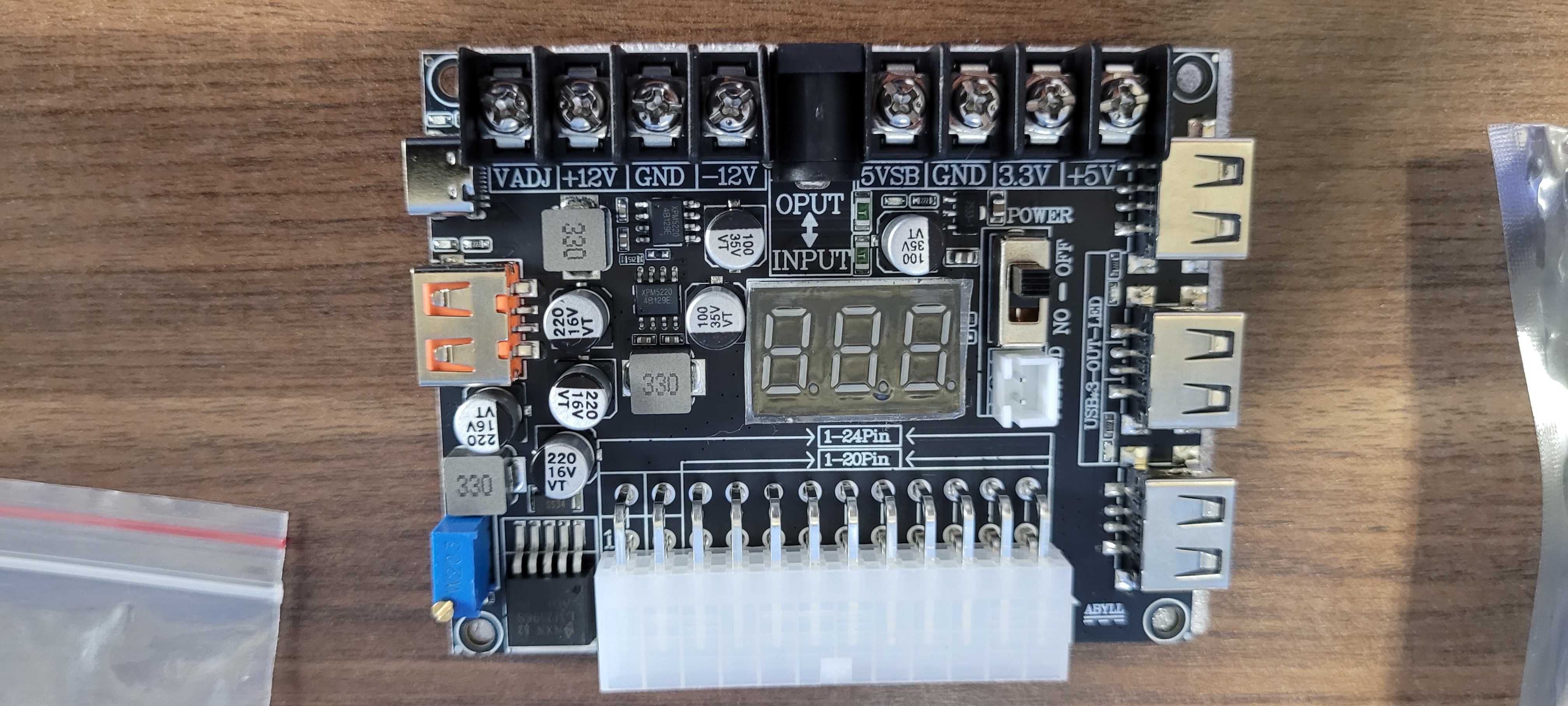 20/24-pinowy zasilacz ATX Adapter modułu zasilania.