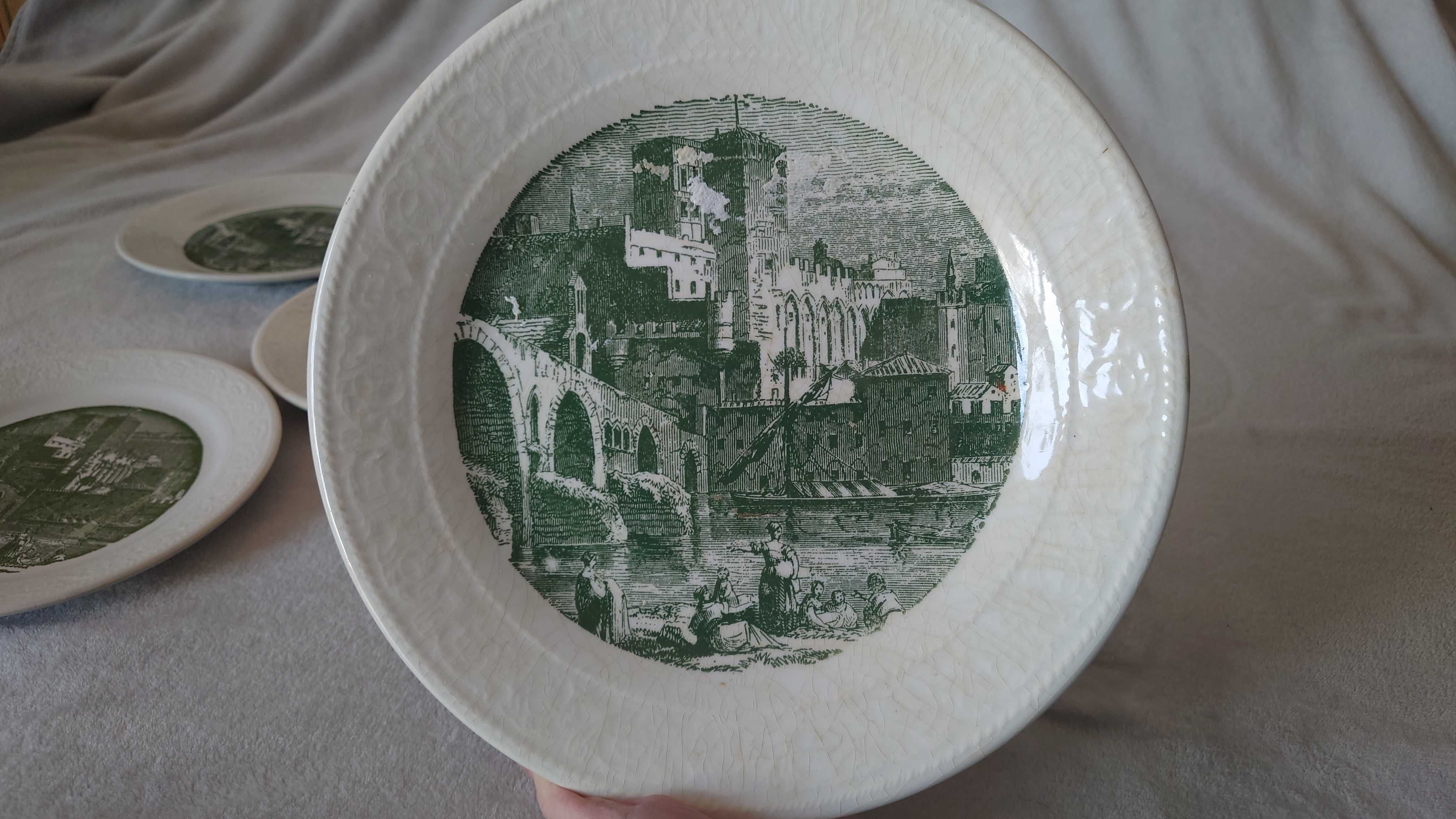 Porcelana angielska Fine Ware zielona - dla dzieci, dekoracja