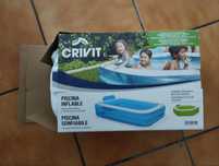 Piscina 202x151 x46/60 cm