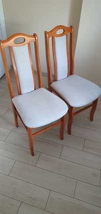 Krzesła drewniane , tapicerowane