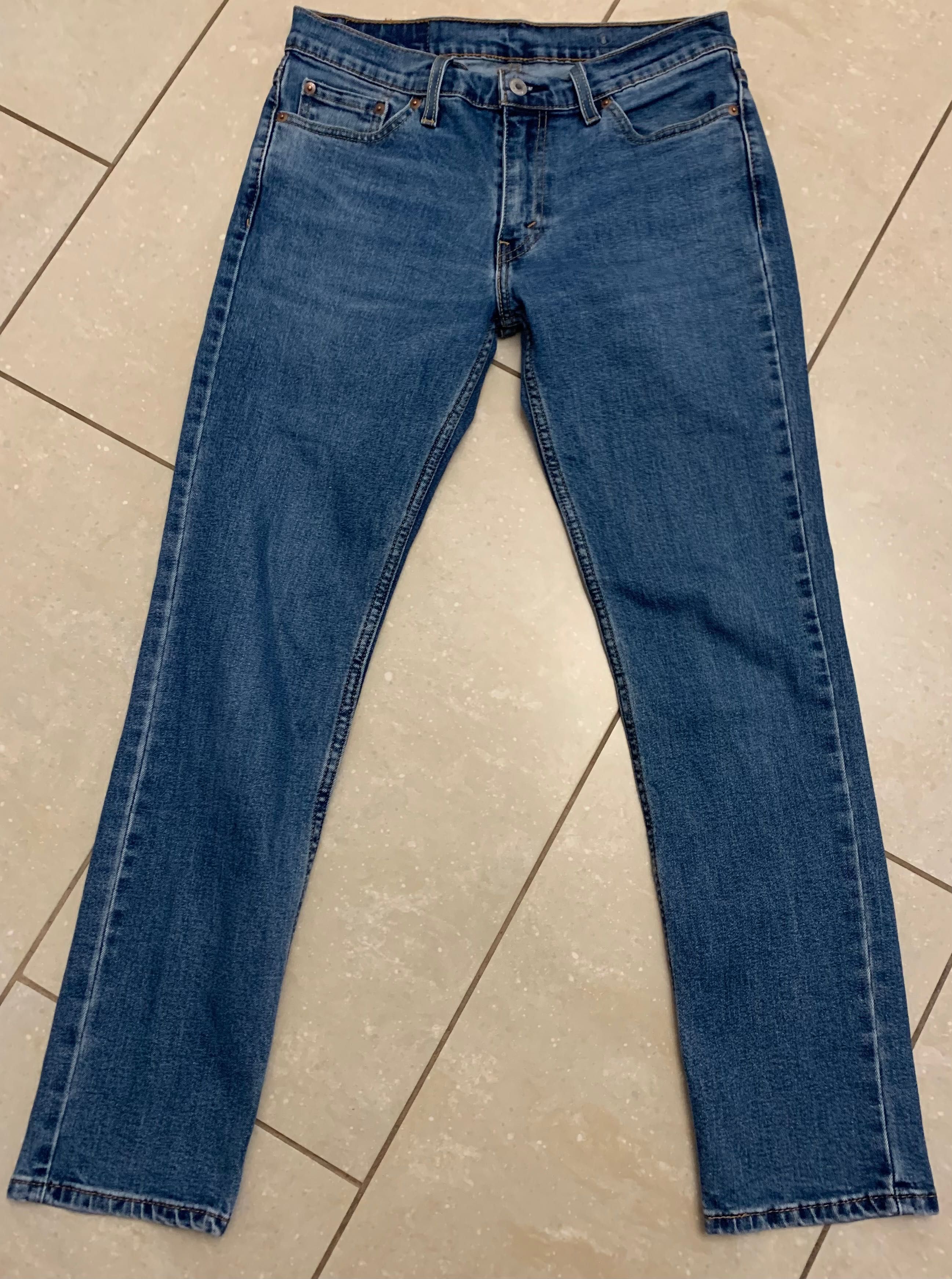 Levis 511 spodnie damskie jeans 30/30, extra rurki, wysoki stan, logo