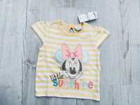 Disney rozm. 68 t-shirt nowy myszka Minnie Mouse bluzka z krótkim ręka