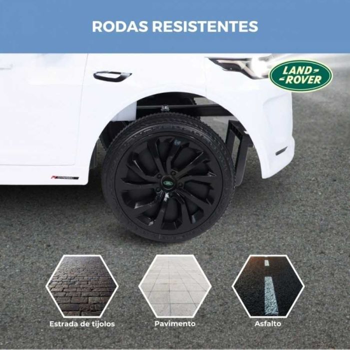 Carro Elétrico Infantil Seguro Range Rover 12V • Controlo Parental