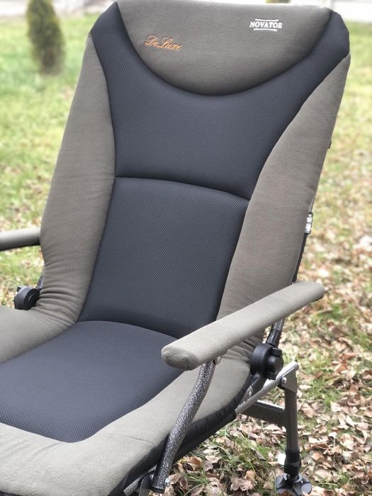 Кресло карповое премиальное для рыбака Novator SR-3 Deluxe гарантия