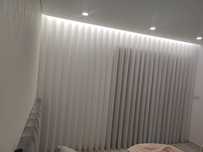 Cortinados de onda perfeita