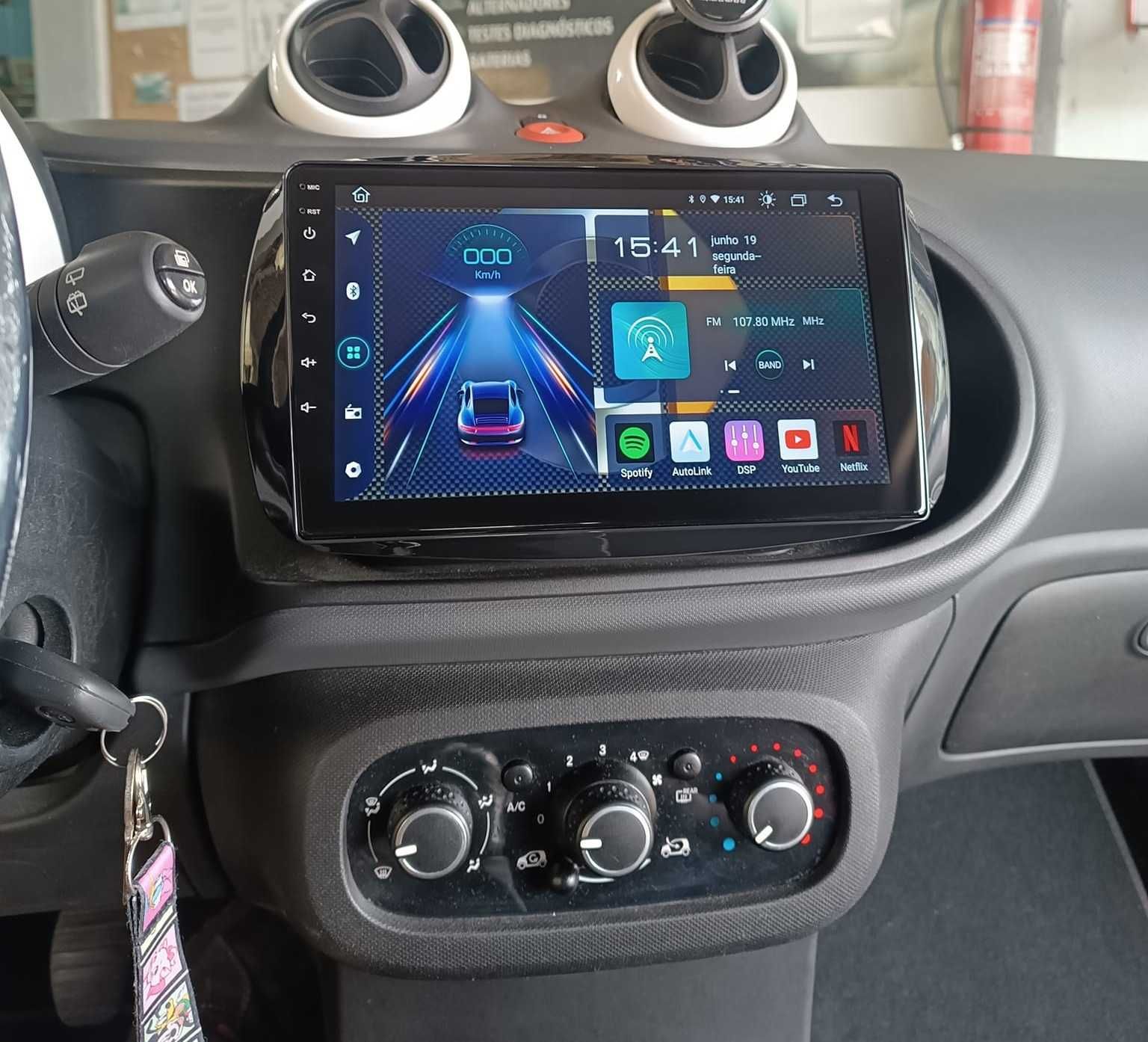 Rádio 2DIN 9" • SMART • (453) • Android • ForTwo • ForFour [4+32GB]