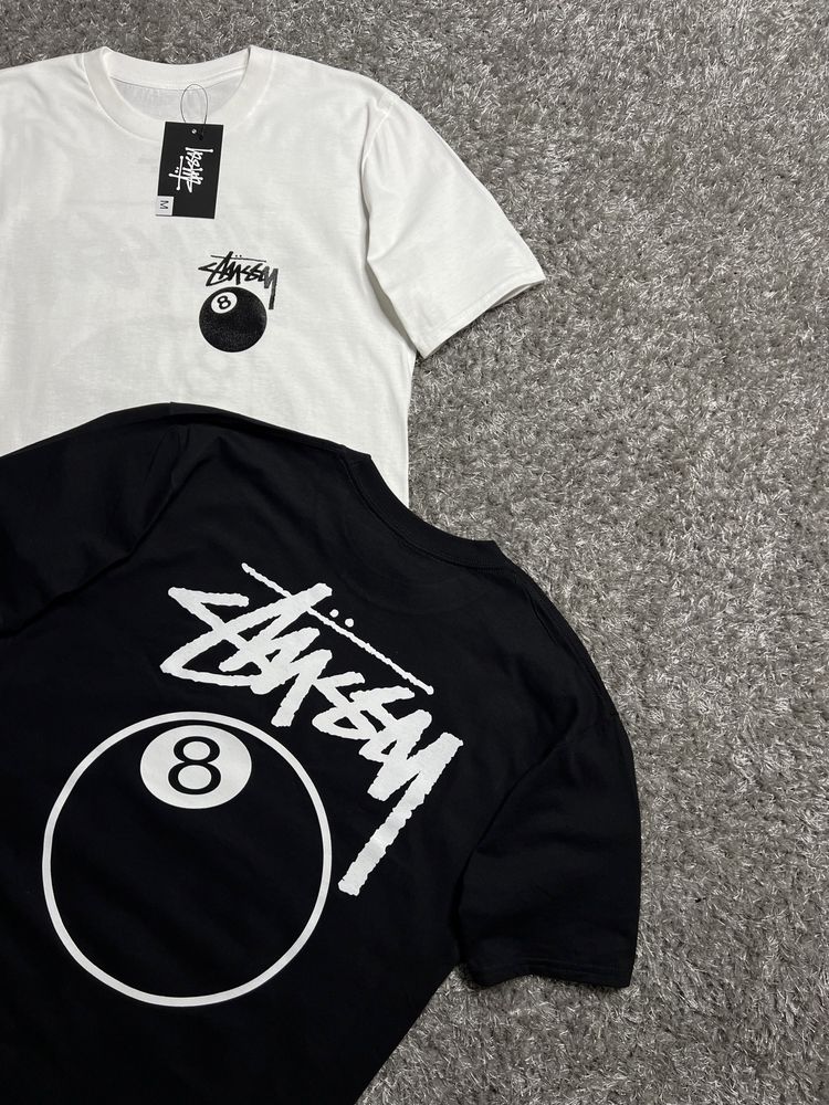 Футболка Stussy Big Logo 8 (Стусі Стуси біг биг лого 8 найк T-shift)