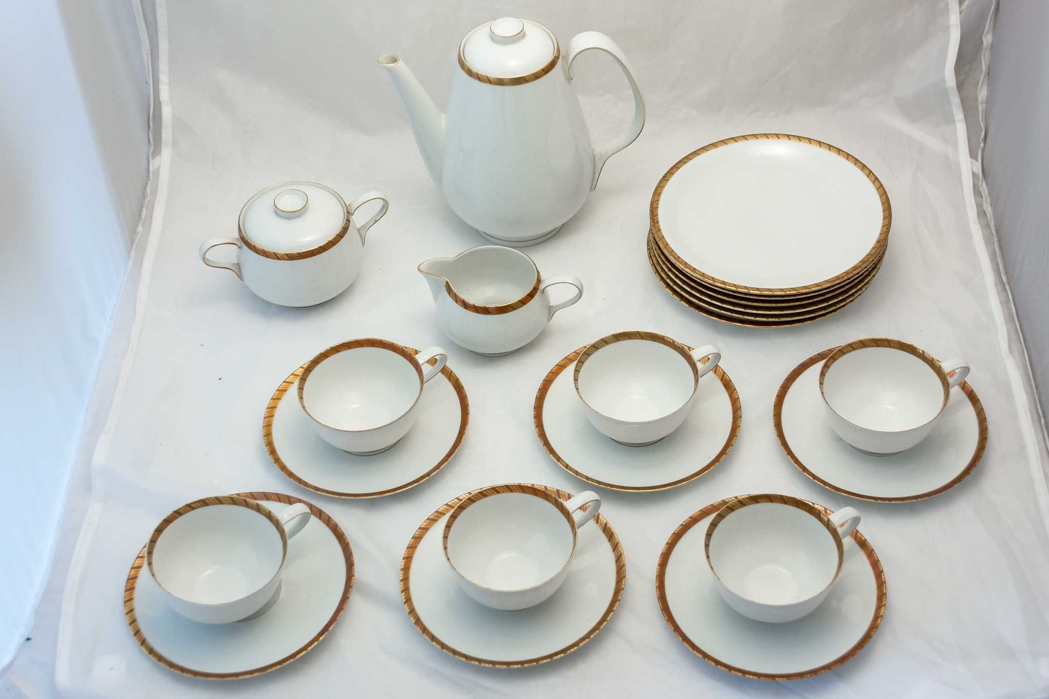 Rosenthal - komplet kawowy na 6 osób - komplet 23 sztuki