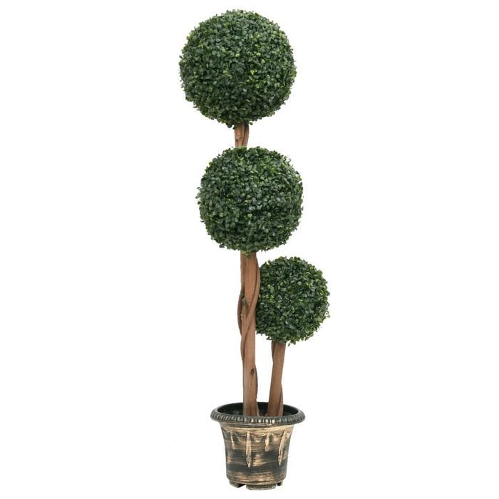 Vidaxl Sztuczny Bukszpan W Formie Kul, W Doniczce, Zielony, 119 Cm