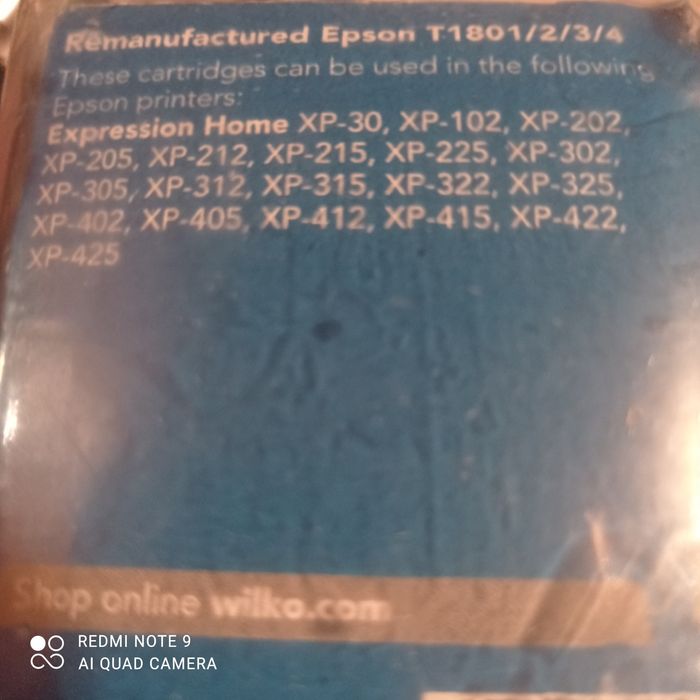 Tusze do drukarek firmy Epson