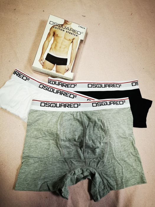 3pak bokserki męskie Karl Lagerfeld Guess Philipp Plein Dsqared