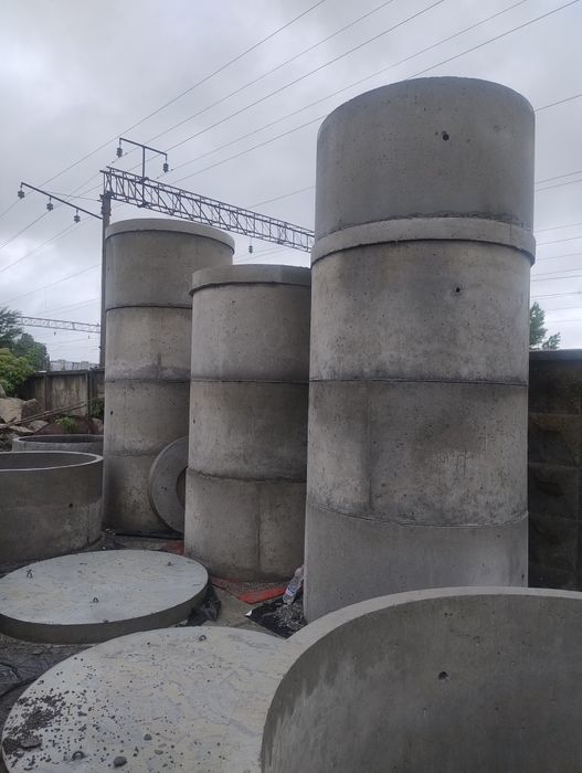 Бетоні кільця, кришки ,люки + доставка маніпулятором Хмельницький