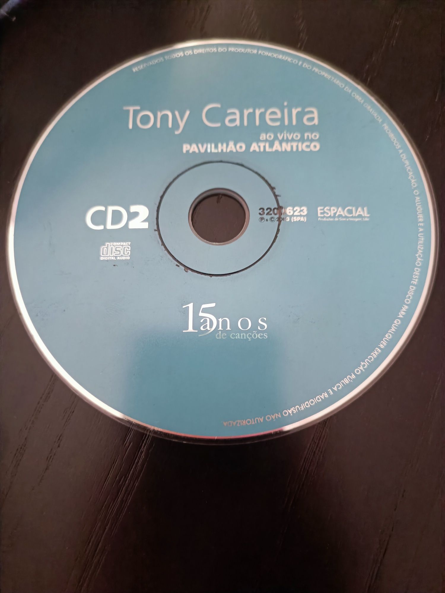 CD Tony Carreira - Ao Vivo No Pavilhão Atlântico