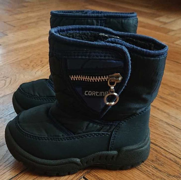 Buty zimowe śniegowce kozaki ocieplane CORTINA rozmiar 22
