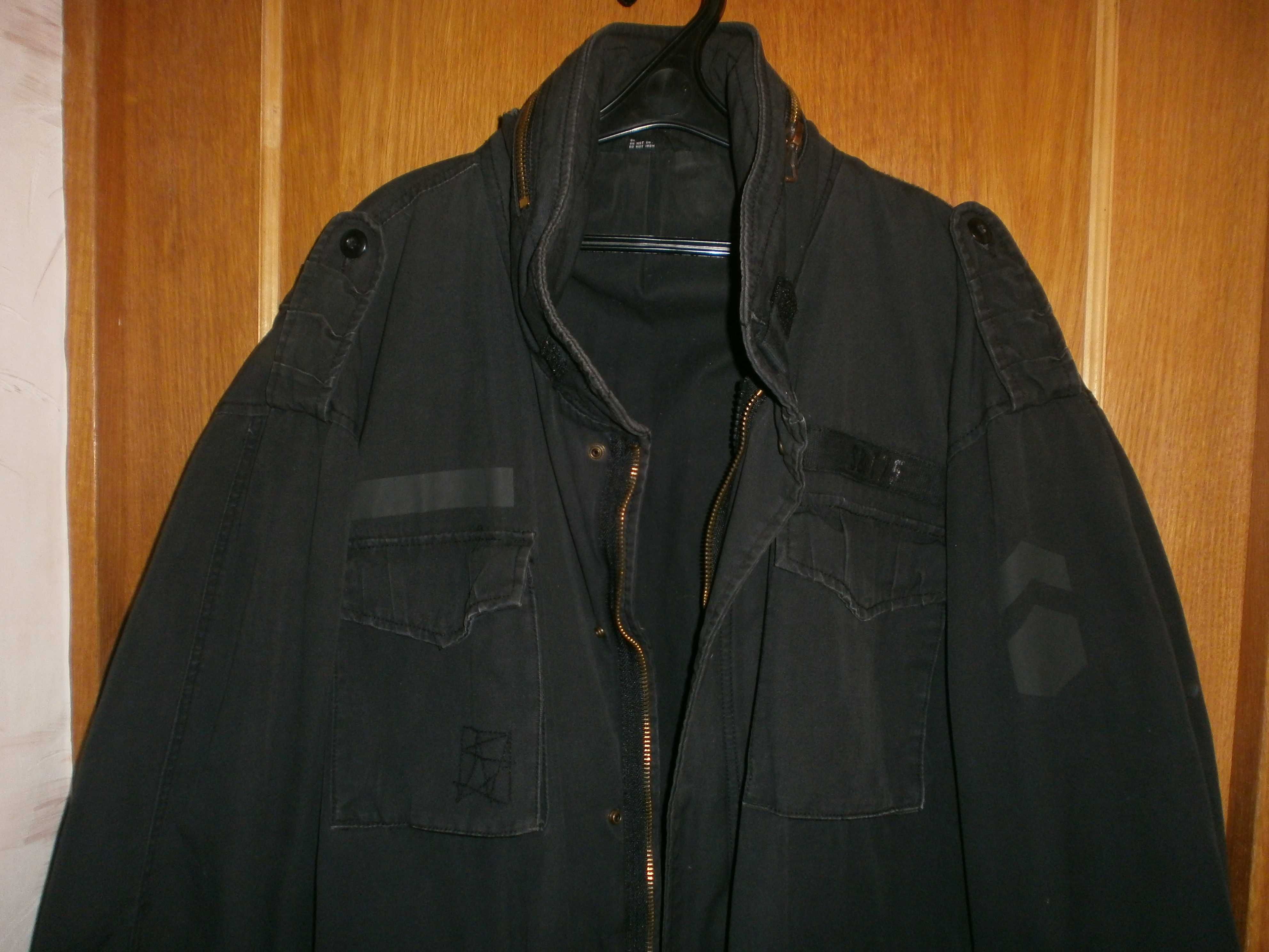 Куртка М65 Surplus ST&75, чёрная, разм. XXL, наш 60. ПОГ-72 см