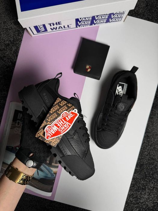 Женские кеды ванс олд скул гортекс Vans Old Skool MTE-1 GTX All Black