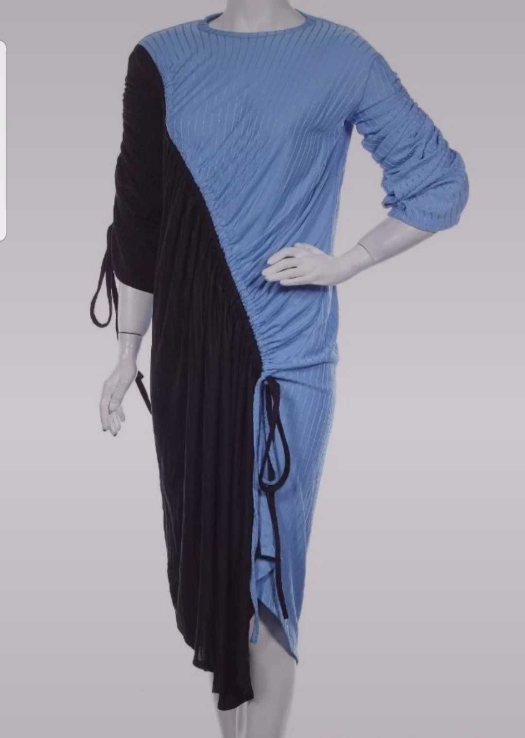 Nowa asymetryczna sukienka ze ściągaczami Zara rozm. M/L/XL