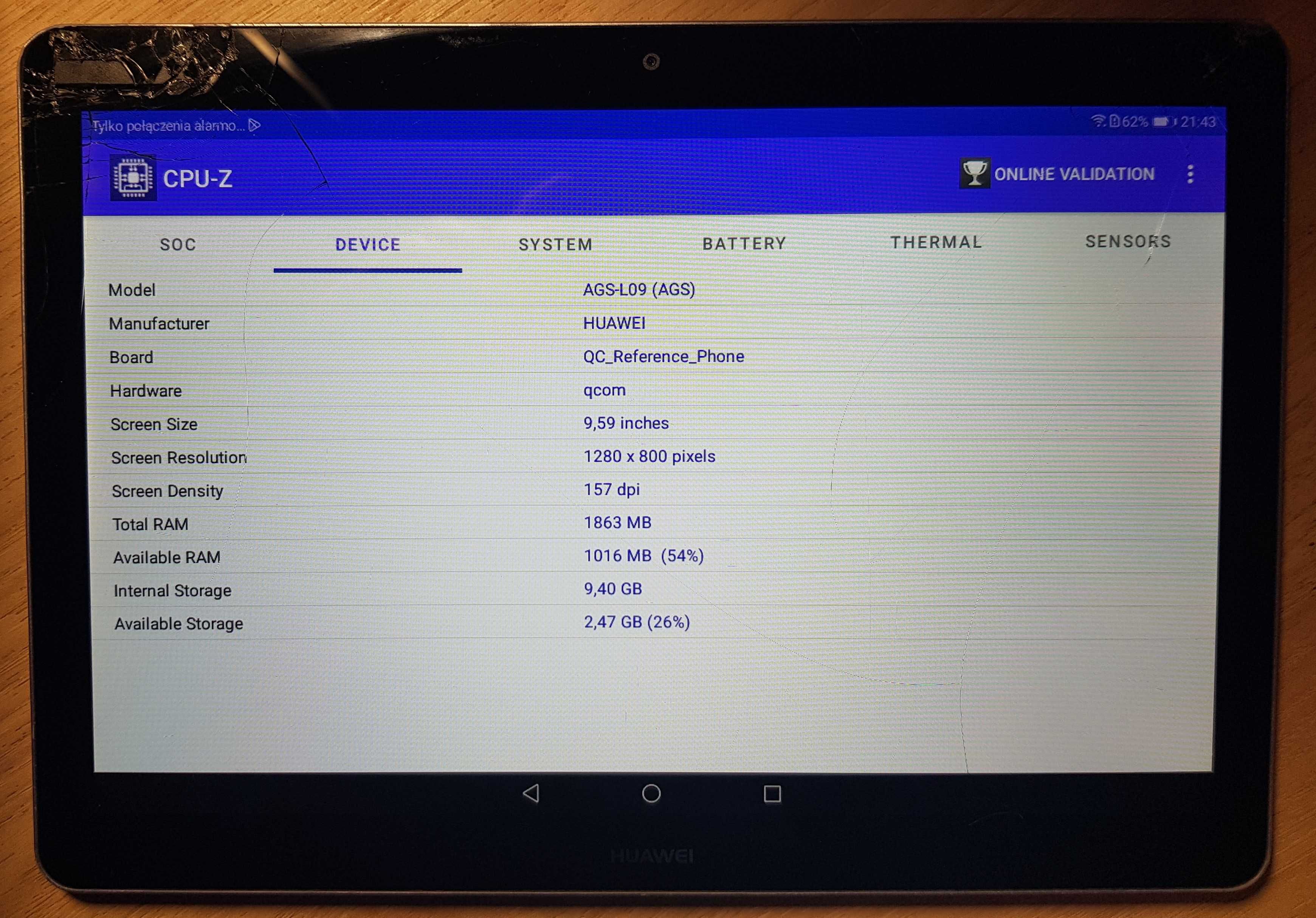 tablet 10 cali Huawei MediaPad T3