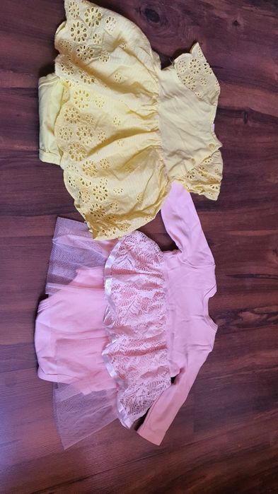 Sukienka body 2 szt 0-3 miesiące