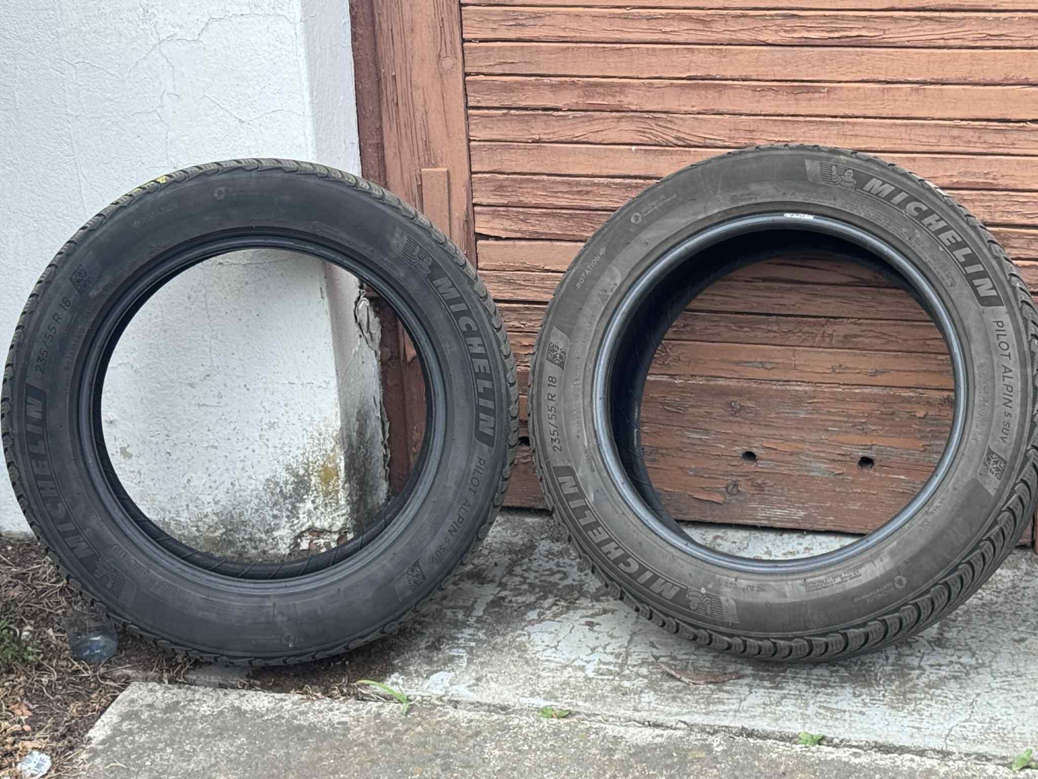 Komplet Opon Zimowych Michelin 235/55/18 Super Stan
