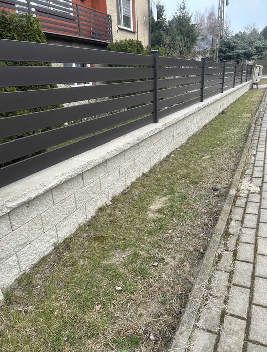 Sztachety metalowe profil 200 ocynkowany, malowany proszkowo NA WYMIAR