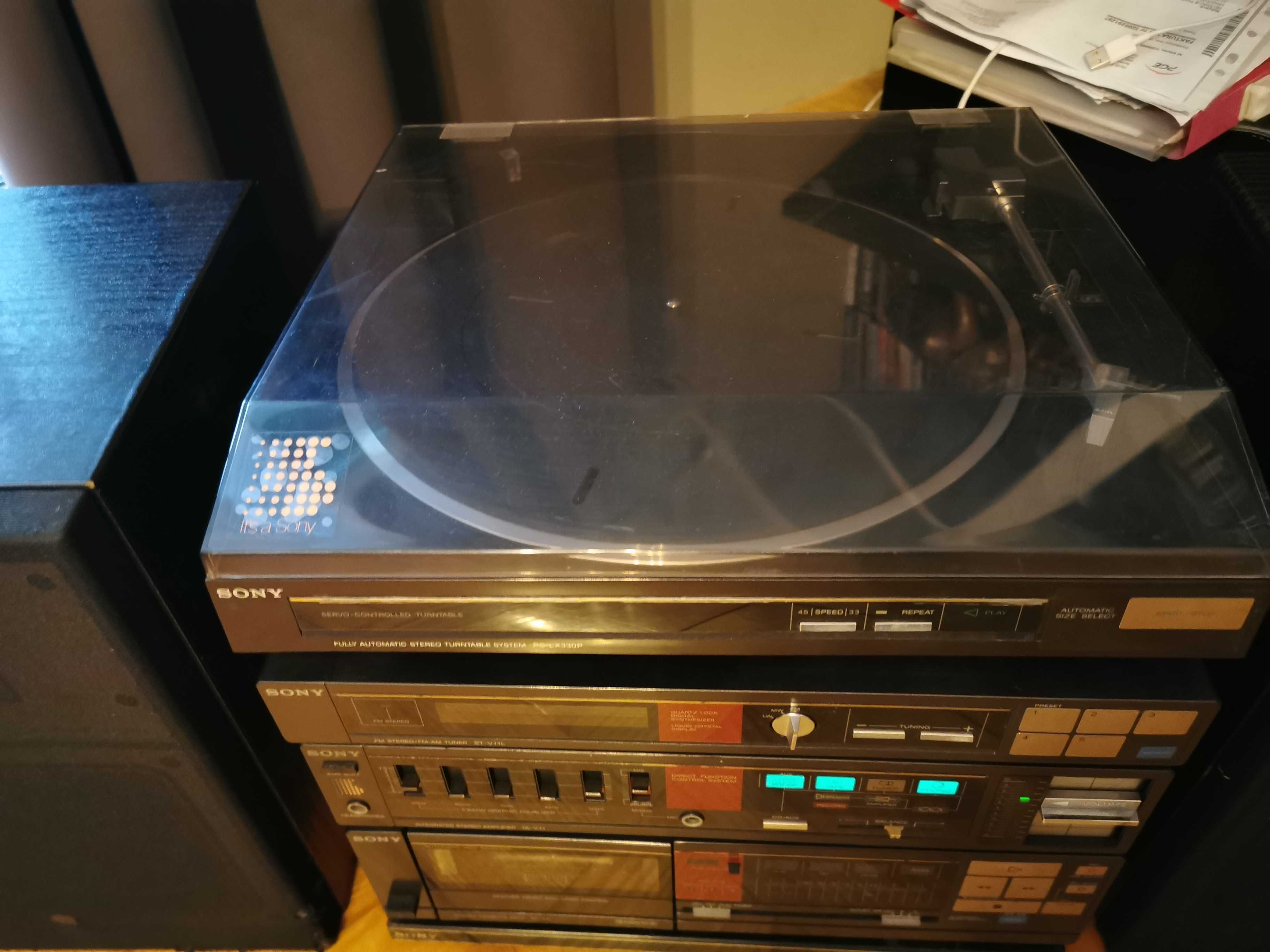 WieŻa Sony TC-V11, TA-V11, ST-V11, PS-LX330P kolumny SS V11  UNIKAT