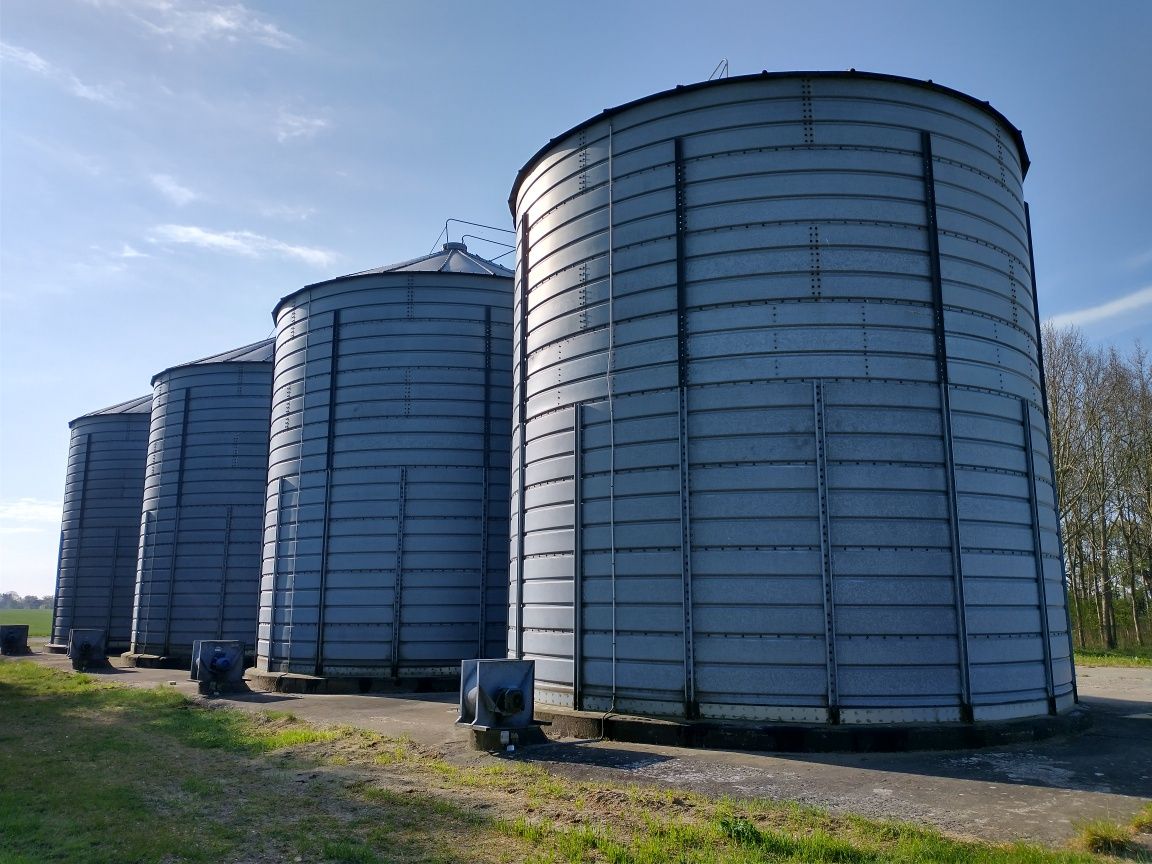 Silos silosy zbożowe 190Ton 2sztuki bin zbiornik na zboże