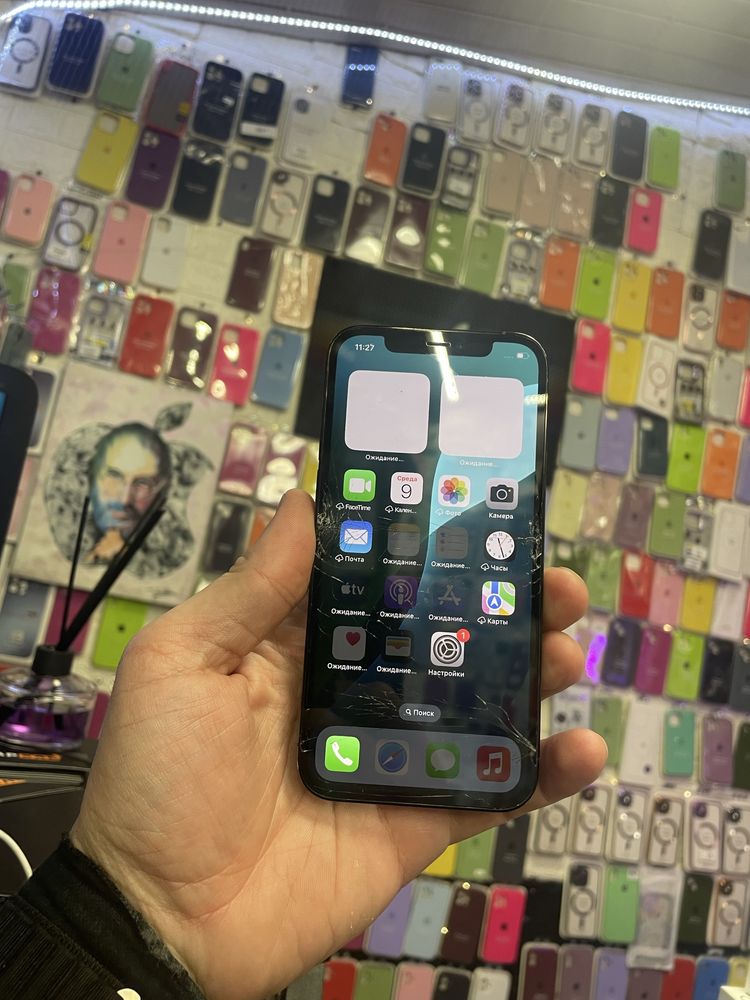 Продам экран модуль дисплей сенсор apple iPhone 12 Pro оригинал битый