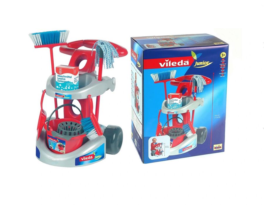 Wózek Do Sprzątania Vileda Klein 6721 Zestaw 6w1 Dla Dzieci Prezent