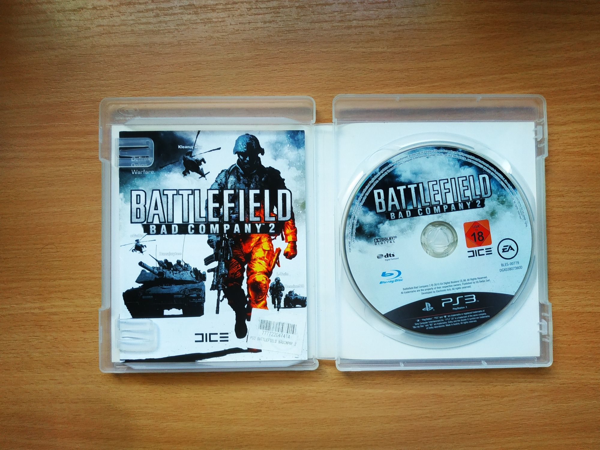 Battlefield bad company 2, ps3, stan bardzo dobry, wysyłka olx