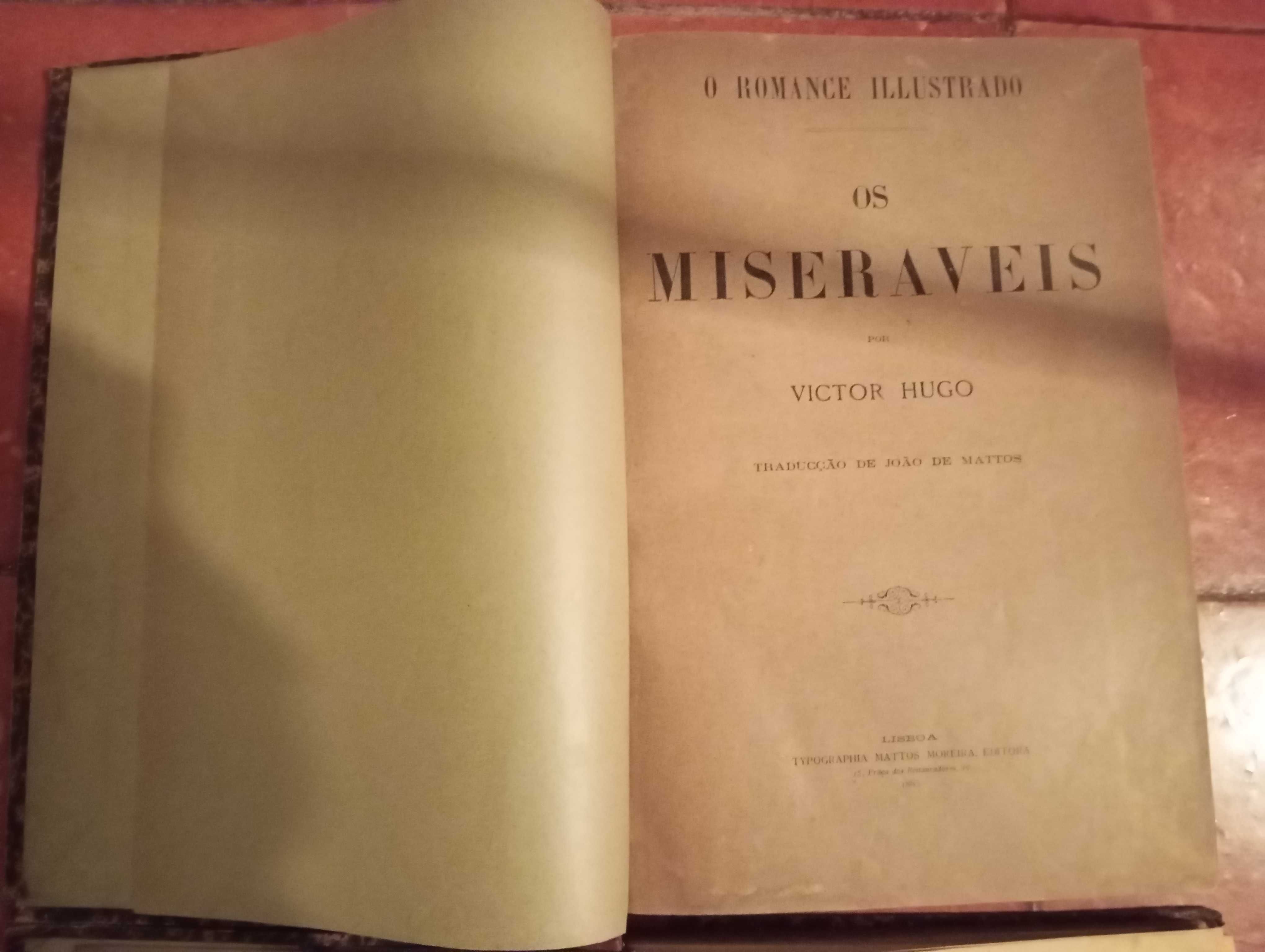 Livros os Miseráveis 1885 (2 volumes)