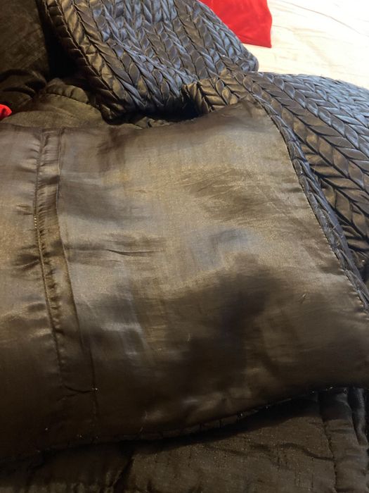 Almofadas decorativas pretas (conjunto 3)