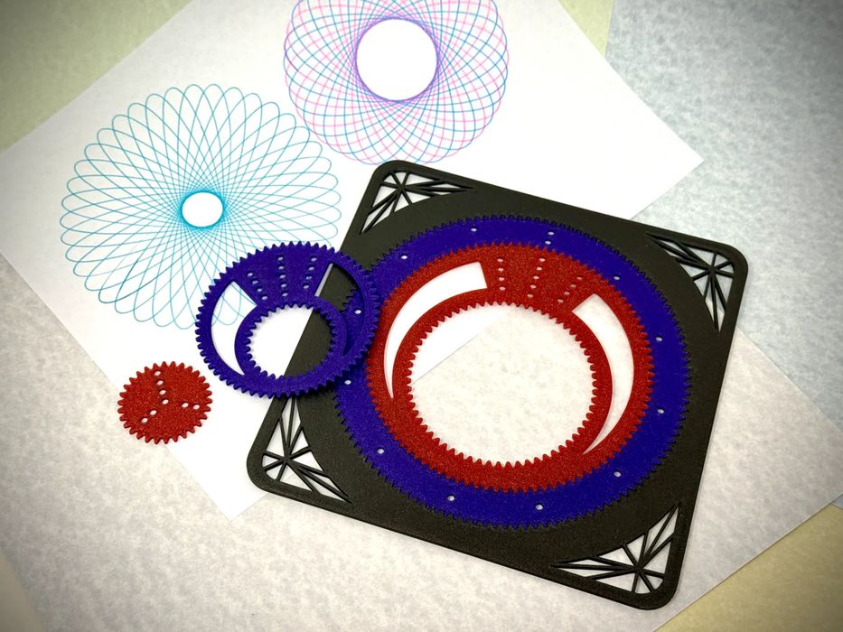 5-em-1 Spiral Graph Divertido