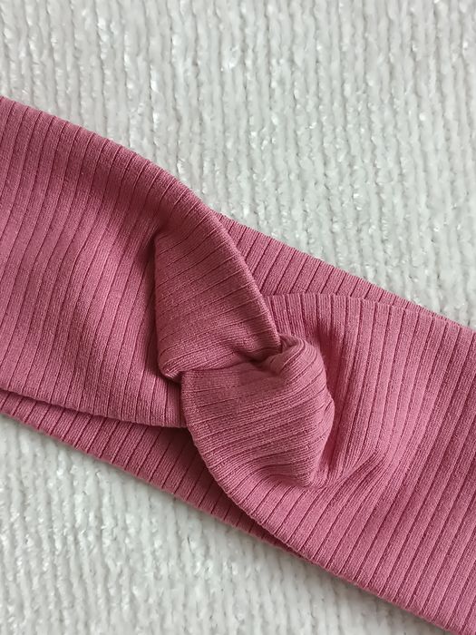 Bawełniana opaska do włosów na jesień damska ręcznie szyta