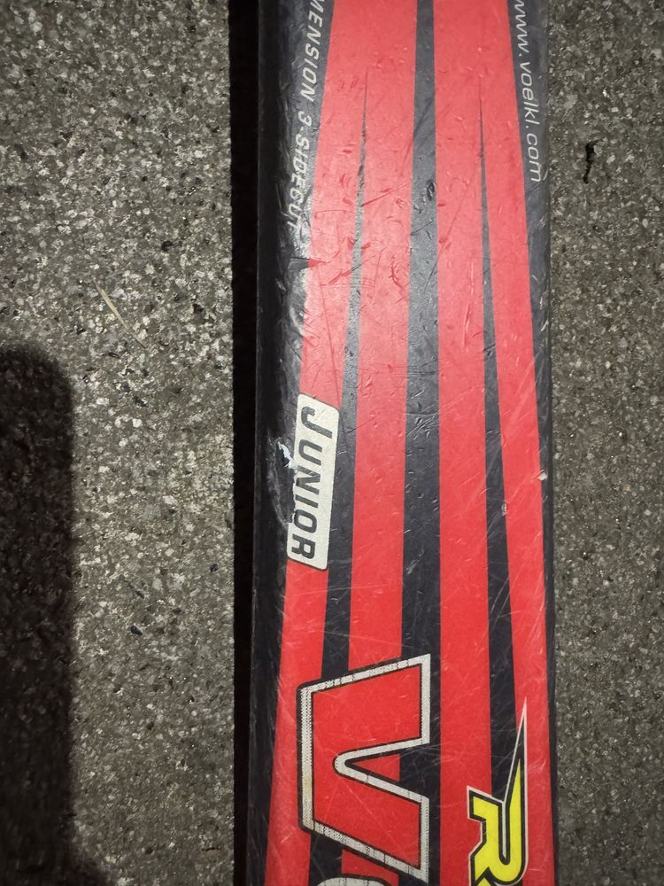 Narty dziecięce 120 cm Volkl + kijki gratis