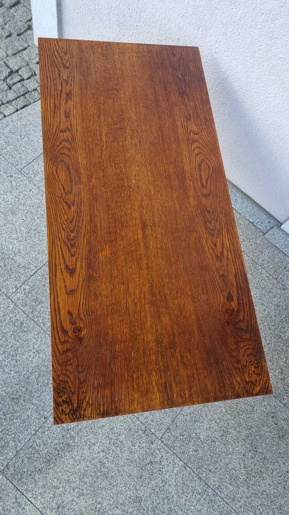 Konsola Stolik kawowy z półką gazetnikiem Design PRL Czechosłowacja