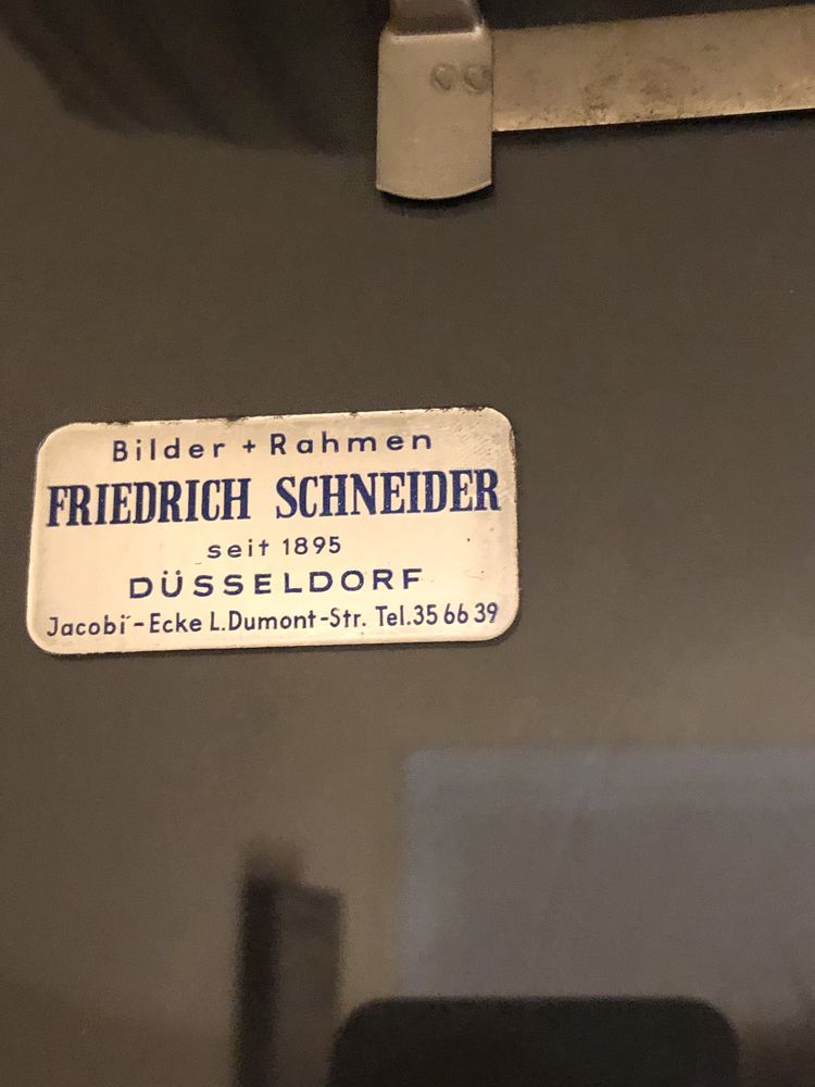 Репродукція F.Schneider скло рамка Німеччина 2 шт