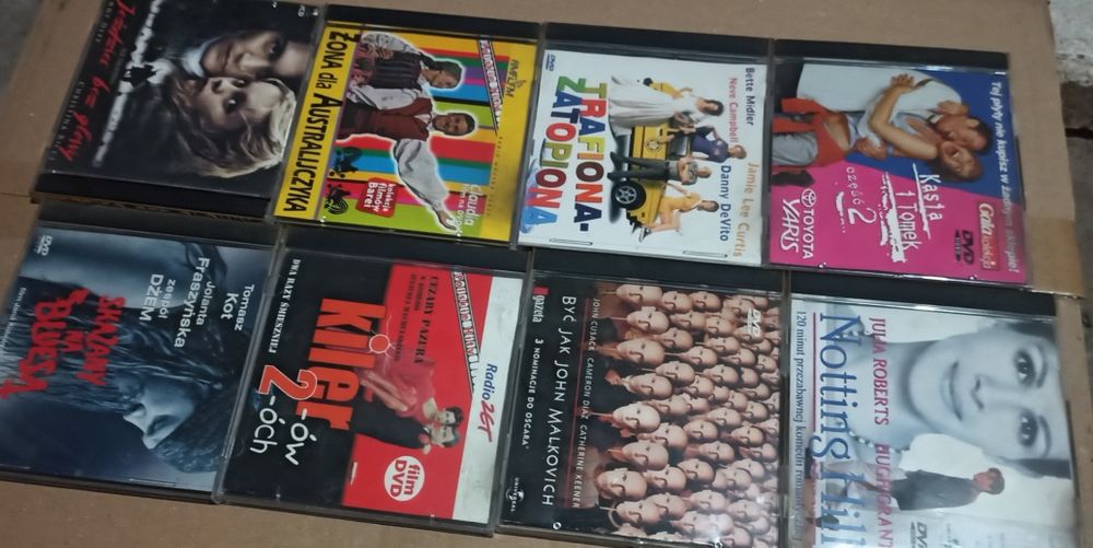 Filmy DVD różne tytuły - likwidacja kolekcji