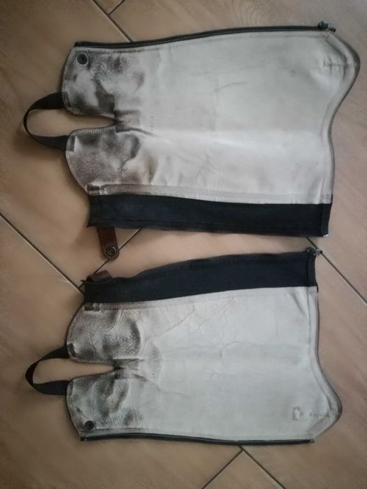 Sztylpy czapsy Hippica brązowe 37\31 bdb