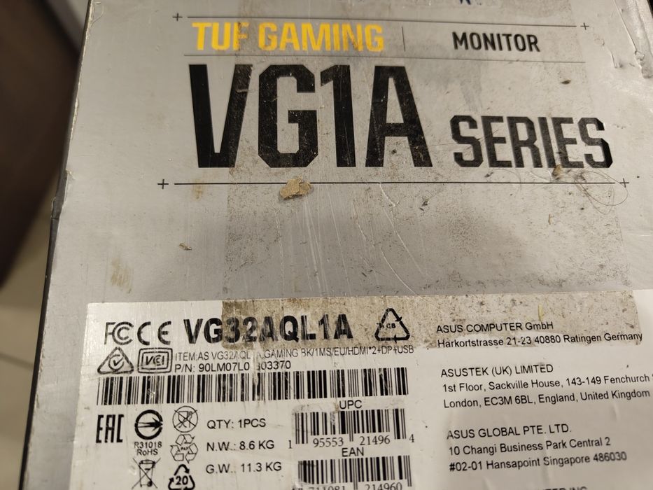 Monitor LED Asus VG32AQL1A 31,5 " 2560 x 1440 px IPS / PLS