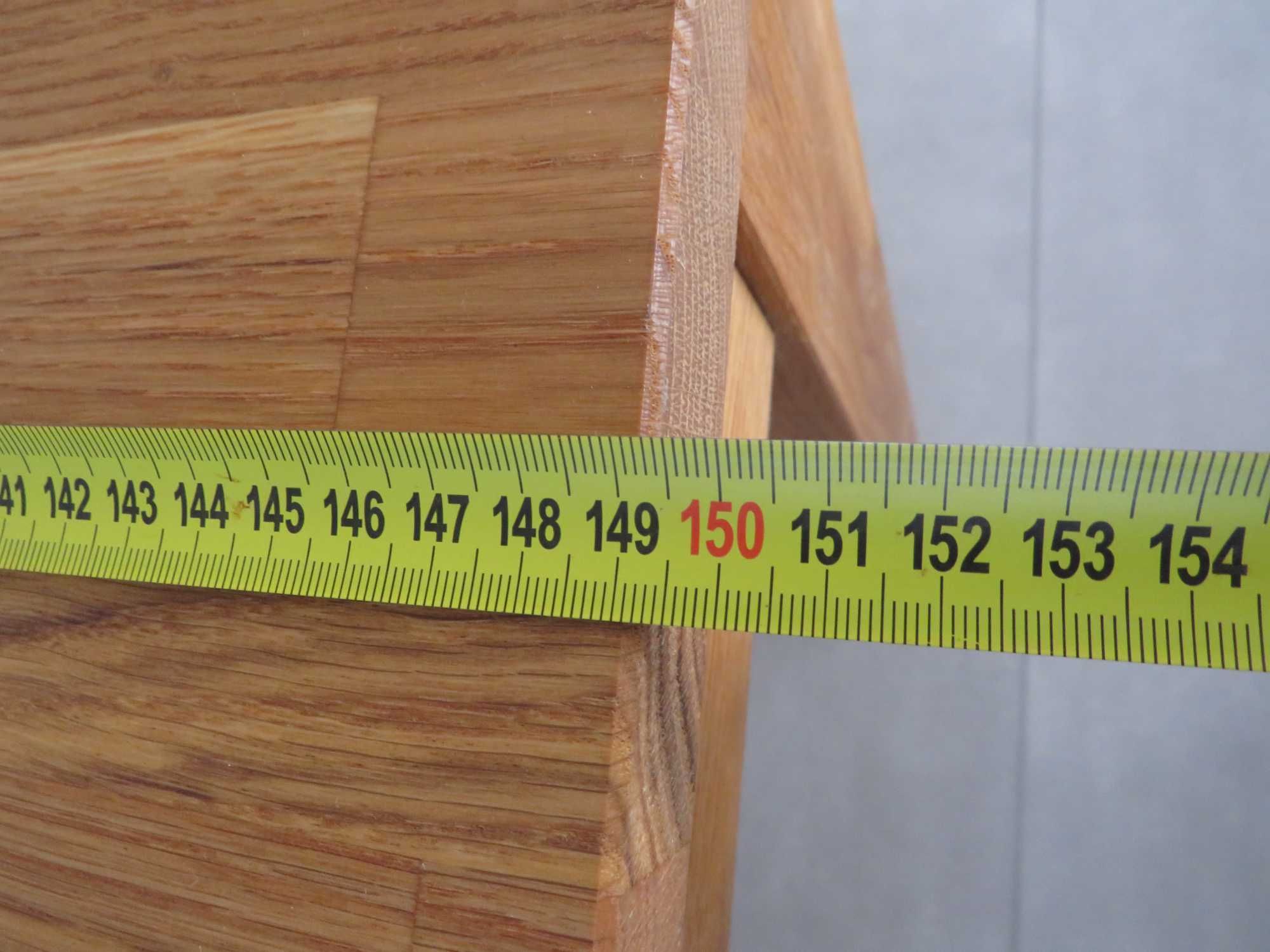 stół drewniany 150 cm x 85 cm wysokość 78 cm