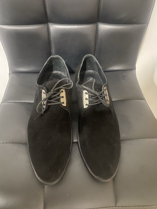 Туфлі чоловічі шкіра + замш 44р стан нових