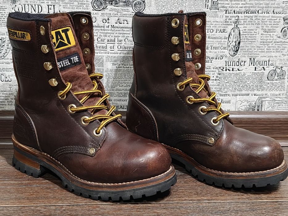 Кожаные ботинки Dr Martens,Caterpillar (CAT),Dockers,Timberland