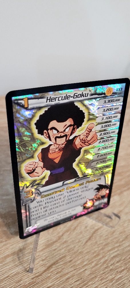 Karta Dragon Ball score Rare Foil hercule-goku