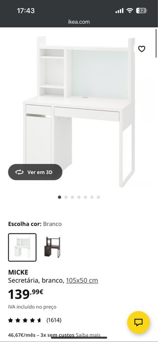 Secretaria Micke IKEA