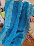 Chusta do noszenia dzieci tkana Ellevill Paisley Quatro Blue rozm. 7